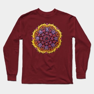 Electric Heart Mandala Long Sleeve T-Shirt